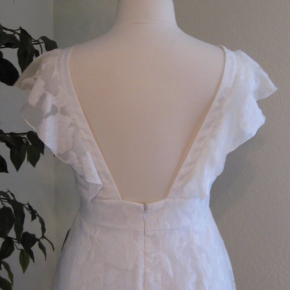 Gal Meets Glam Susie Floral Organza Fit & Flare NWT - Picture 9 of 13